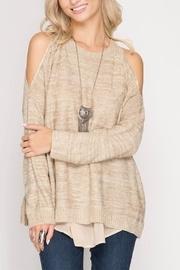  Beige Knit Sweater