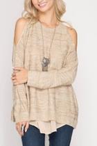  Beige Knit Sweater