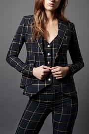  One-button Checks Blazer