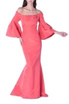  Flamingo Couture Gown