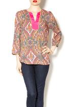  Paisley Pink Top