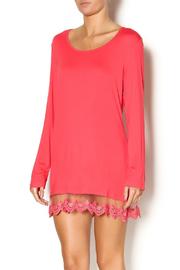  Lace Trimmed Tunic