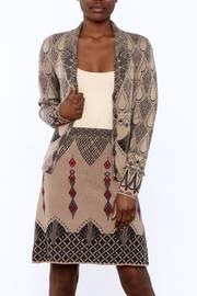  Jacquard Print Jacket
