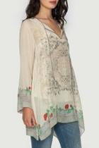  Rose Flowy Tunic Top
