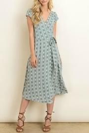  Wrap-style Midi Dress