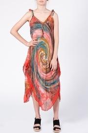  Orange Swirl Dress