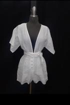  White Mini Romper