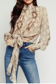  Snake Tie Blouse