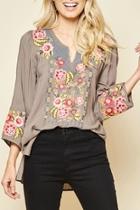  Charlotte Embroidered Tunic