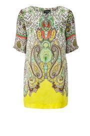  Print Silk Top