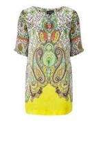  Print Silk Top