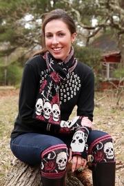  Skull & Roses Scarf