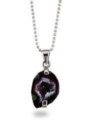  Agate Geode Pendant