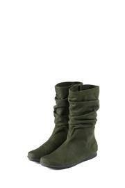  Suede Flat Boot