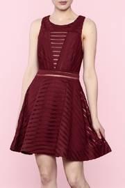  Red Fit And Flare Dress