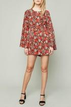  Flora Bell-sleeve Romper