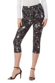  Contrast Floral Capri