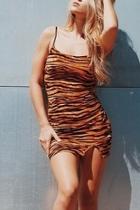  Tiger Print Dress
