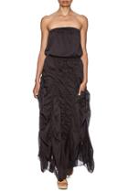  Ruche Maxi Dress