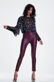  Faux Leather Skinny Jeans