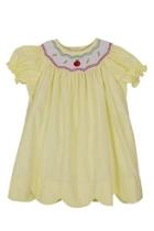  Yellow Sandy Smocked Dress