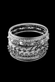  Rhodium Bracelets