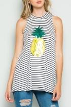  Sequin Pineapple Top