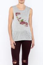  Floral Native Muscle Tee