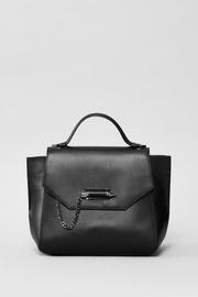  Asya-f Leather Satchel