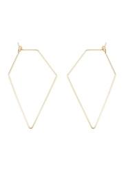  Polygon Shape Brass-earrings