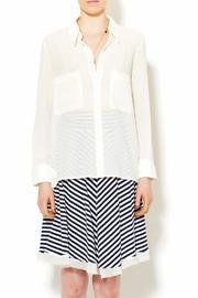 Ovi White Long Sleeve Blouse