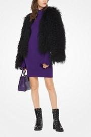  Bell-sleeve Knit Dress