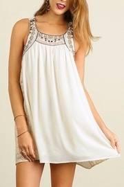 Embellished Natural Dress