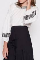  Ghada Poplin Top
