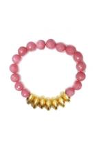  Kiawah Pink-jade Bracelet