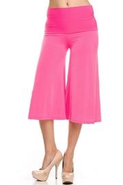  Neon Pink Palazzo-capri