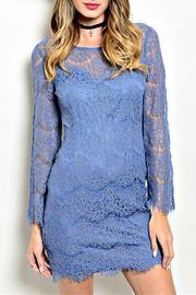  Indigo Lace Dress