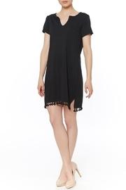  Notched Neck Dress