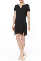  Notched Neck Dress
