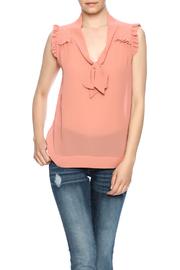  Front Ruffle Top