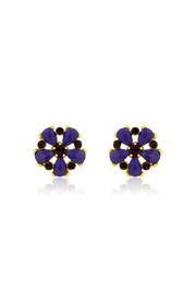  Amethyst Crystal Studs
