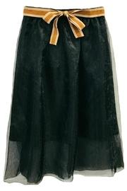  Black Chiffon Skirt