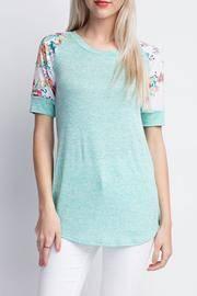  Floral Raglan