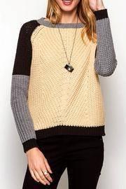  Contrast Colorblock Sweater