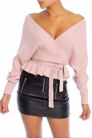  Relaxed-fit Tie Sweater