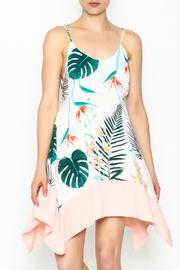  Multi Print Trim Dress