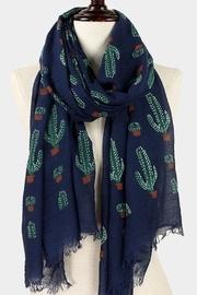  Blue Cactus Scarf