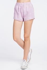  Pink Gingham Shorts