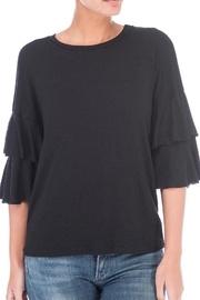 Double Ruffle Sleeve Tee