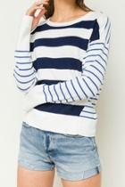  Mixed Stripe Sweater